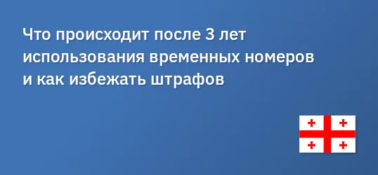 Что происходит после 3 лет использования временных номеров и как избежать штрафов